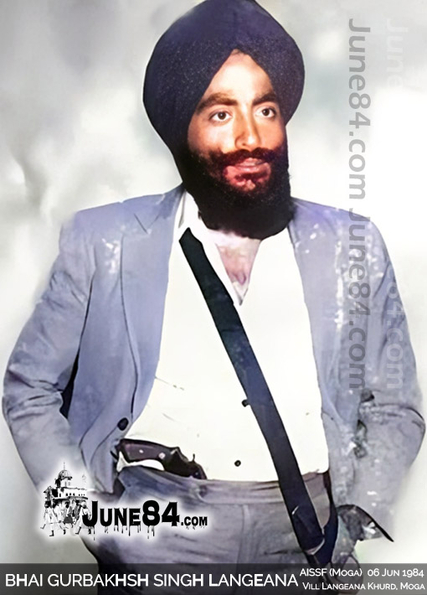 Bhai GurBakhsh Singh, langeana, Moga