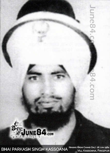 Bhai Parkash Singh Kassoana