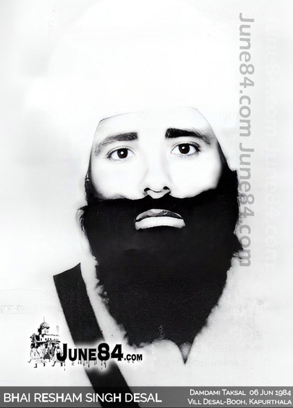 Bhai Resham Singh Desal Booh