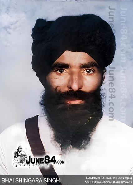 Bhai Shingara Singh Desal Booh