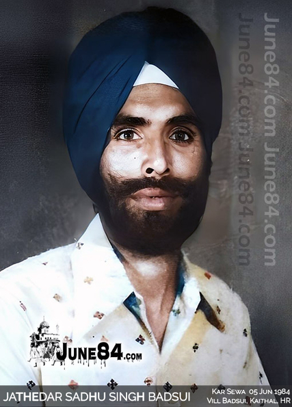 Jathedar Sadhu Singh Badsui, Kaithal, Haryana