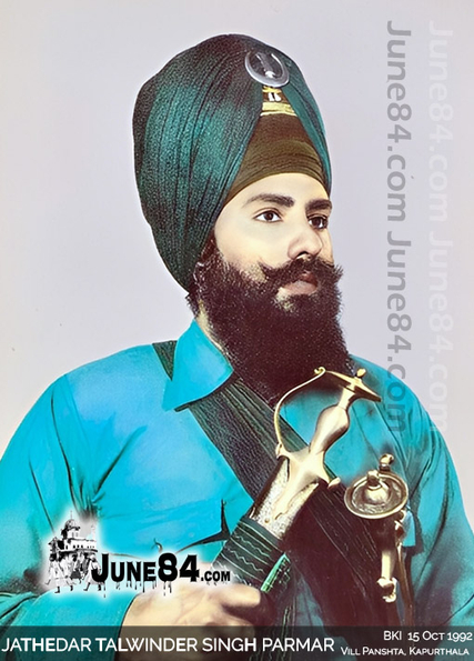 Jathedar Talwinder Singh Parmar Babbar